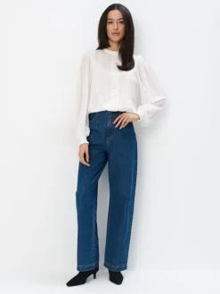 Blusen, Hemden>MOHITO Chiffonbluse Weiu00df