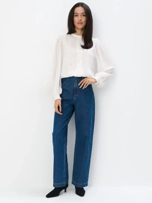 Blusen, Hemden>MOHITO Chiffonbluse Weiu00df