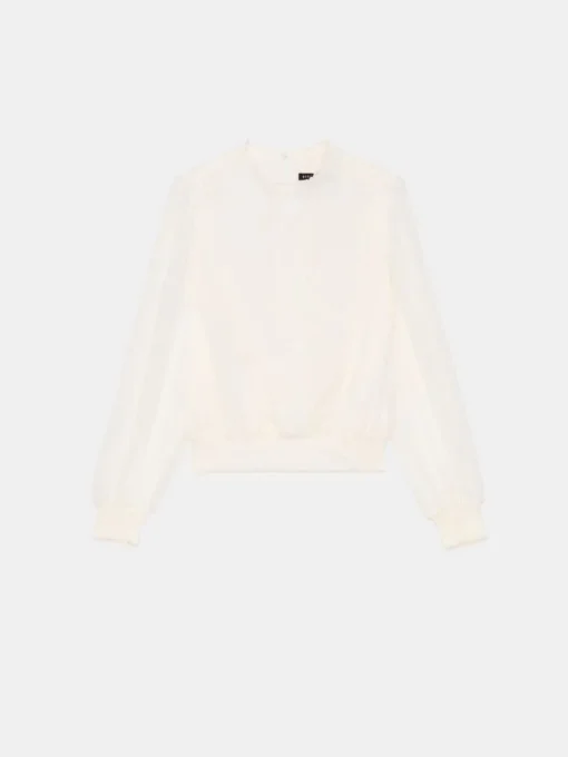 Blusen, Hemden>MOHITO Chiffonbluse Weiu00df