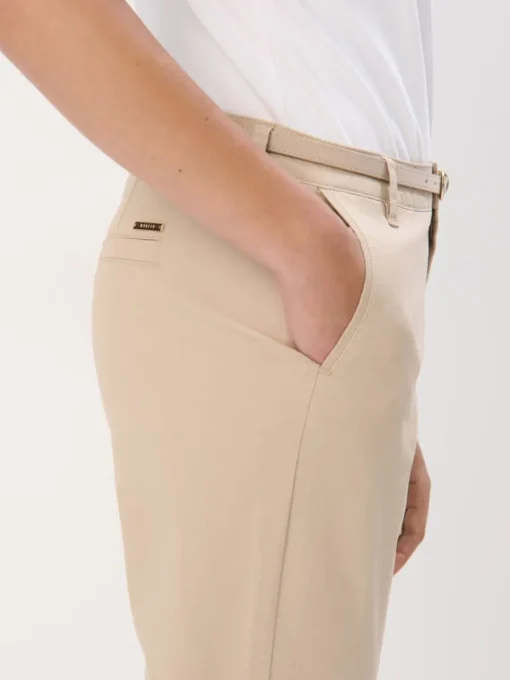 Am Häufigsten Ausgewählt|Hosen>MOHITO Chino slim trousers with belt Beige