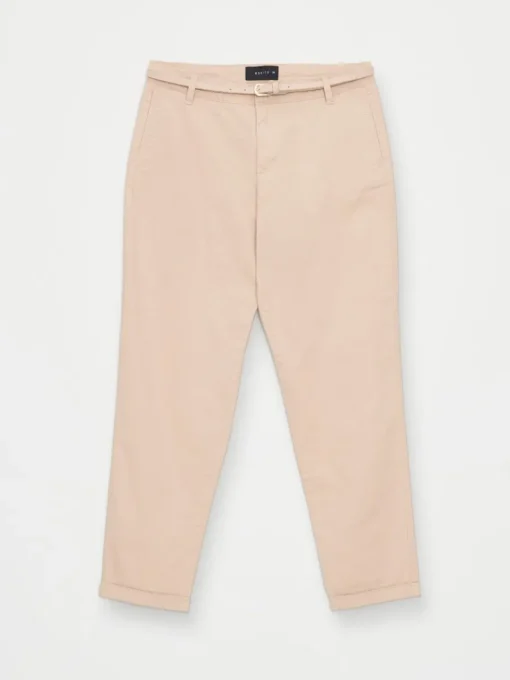 Am Häufigsten Ausgewählt|Hosen>MOHITO Chino slim trousers with belt Beige
