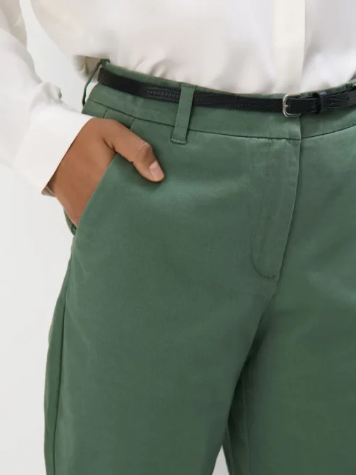 Am Häufigsten Ausgewählt|Hosen>MOHITO Chinohose mit Gürtel Grün