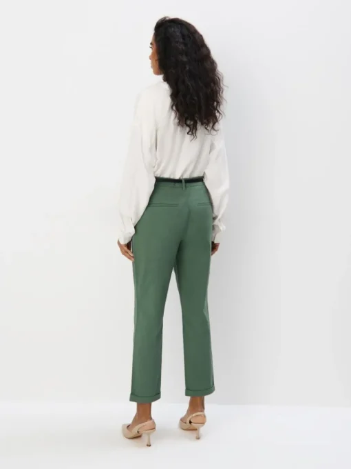 Am Häufigsten Ausgewählt|Hosen>MOHITO Chinohose mit Gürtel Grün