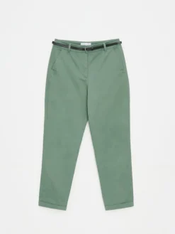 Am Häufigsten Ausgewählt|Hosen></noscript>MOHITO Chinohose mit Gürtel Grün