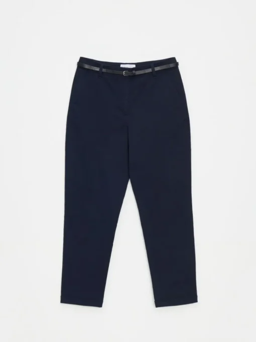 Am Häufigsten Ausgewählt|Hosen>MOHITO Chinohose mit Gürtel Navy