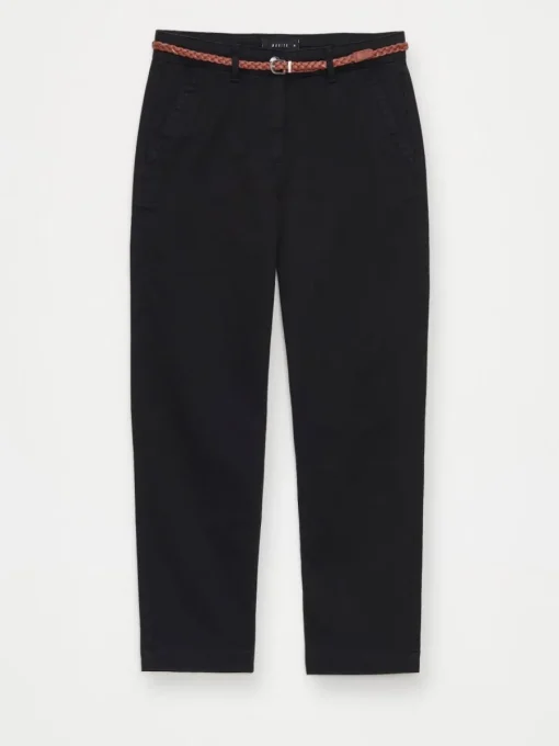 Hosen>MOHITO Chinohose mit Gürtel Schwarz