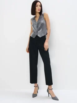 Hosen>MOHITO Chinohose mit Slim-Fit Schwarz