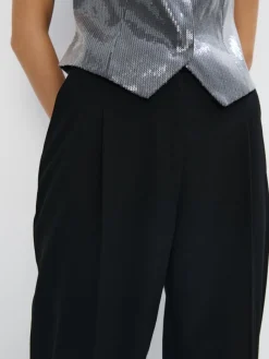 Hosen></noscript>MOHITO Chinohose mit Slim-Fit Schwarz
