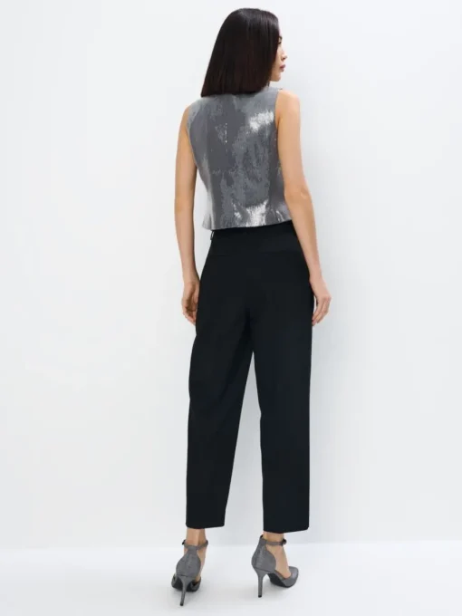 Hosen>MOHITO Chinohose mit Slim-Fit Schwarz