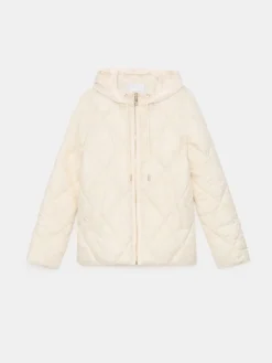 Jacken, Mäntel></noscript>MOHITO farbene Steppjacke mit Kapuze Creme