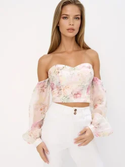 Blusen, Hemden>MOHITO Damen Bluse Creme