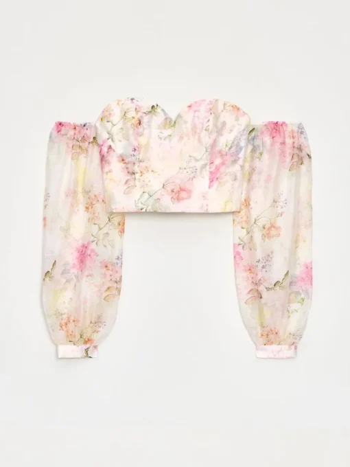 Blusen, Hemden>MOHITO Damen Bluse Creme