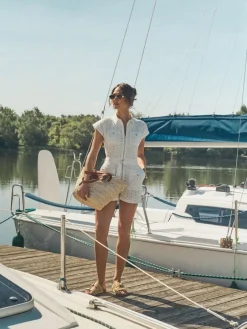 Frühlingskleider|Kleider, Overalls>MOHITO Damenoverall Creme