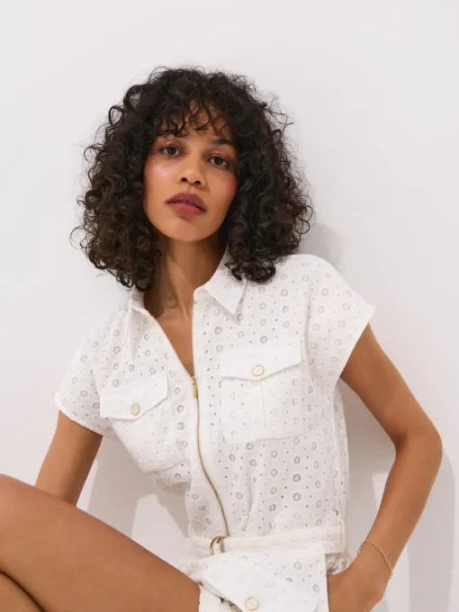 Frühlingskleider|Kleider, Overalls>MOHITO Damenoverall Creme
