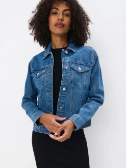 Jacken, Mäntel>MOHITO Denim-Jacke Blau