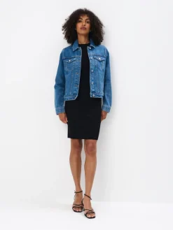 Jacken, Mäntel>MOHITO Denim-Jacke Blau