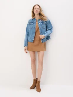 Jacken, Mäntel>MOHITO Denim-Jacke Blau