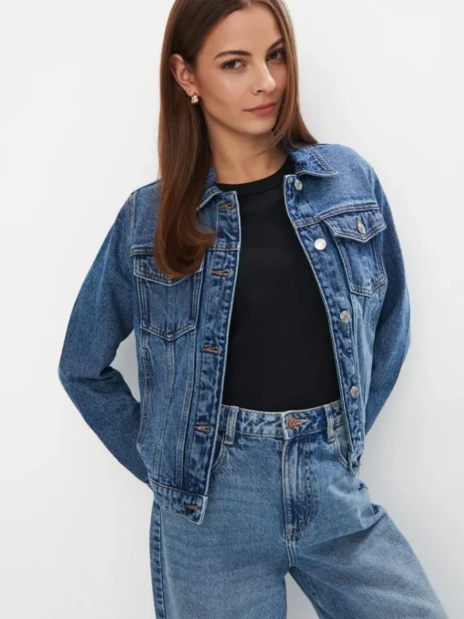 Am Häufigsten Ausgewählt|Jacken, Mäntel>MOHITO Denim-Jacke Blau