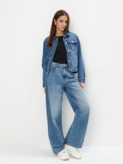 Am Häufigsten Ausgewählt|Jacken, Mäntel></noscript>MOHITO Denim-Jacke Blau