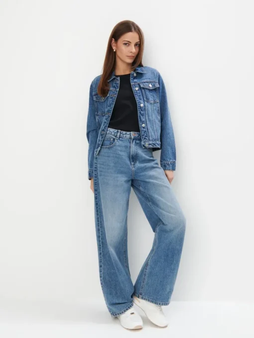 Am Häufigsten Ausgewählt|Jacken, Mäntel>MOHITO Denim-Jacke Blau