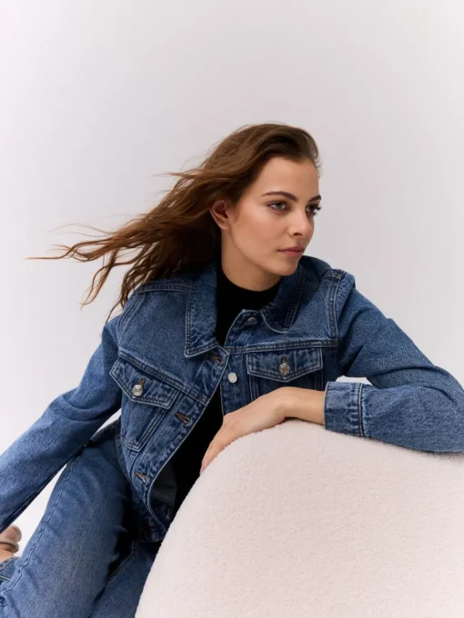 Am Häufigsten Ausgewählt|Jacken, Mäntel>MOHITO Denim-Jacke Blau
