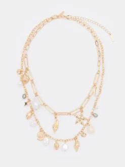 Schmuck>MOHITO Doppelte Halskette Mehrfarbig
