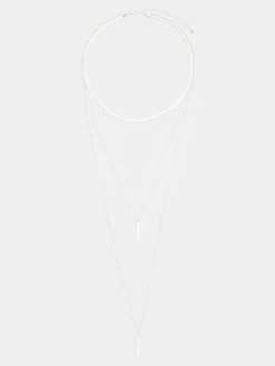 Schmuck>MOHITO Doppelte Halskette Silber