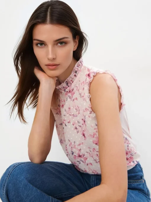 T-shirts, Tops>MOHITO Elegant top with stand up collar Mehrfarbig