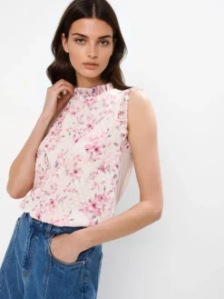 T-shirts, Tops>MOHITO Elegant top with stand up collar Mehrfarbig