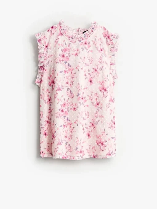T-shirts, Tops>MOHITO Elegant top with stand up collar Mehrfarbig
