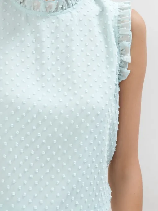 T-shirts, Tops>MOHITO Elegant top with stand up collar Grün