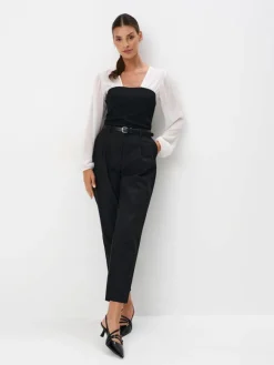 Hosen>MOHITO Elegante Hosen Schwarz