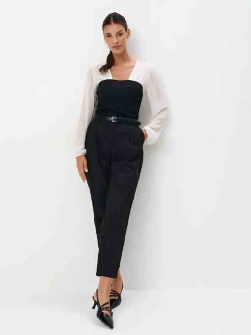 Hosen>MOHITO Elegante Hosen Schwarz