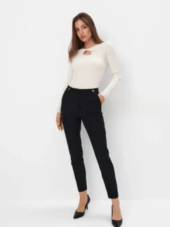 Hosen>MOHITO Elegante Hosen Schwarz