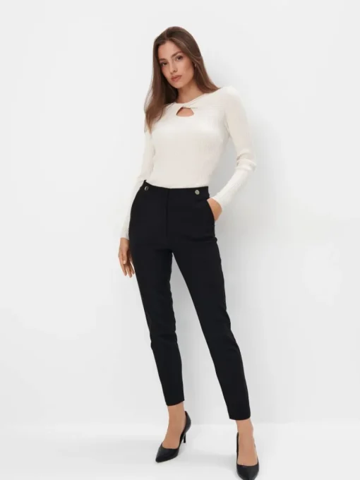Hosen>MOHITO Elegante Hosen Schwarz