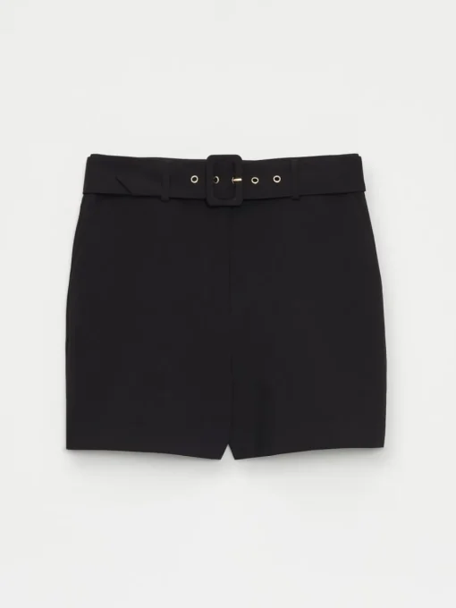 Shorts>MOHITO Elegante Shorts Schwarz