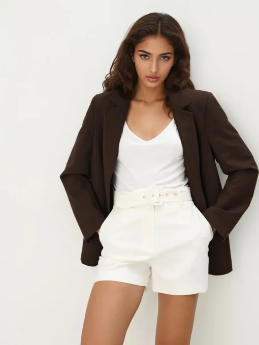Shorts>MOHITO Elegante Shorts Creme