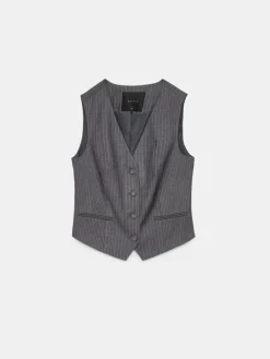 Anzüge|Blazer></noscript>MOHITO Elegante Weste mit Streifen Grau