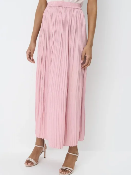 Röcke>MOHITO Faltenrock In Maxi-Länge Pink