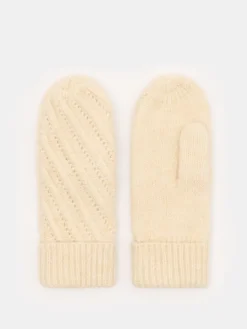 Handschuhe>MOHITO Fausthandschuhe Beige