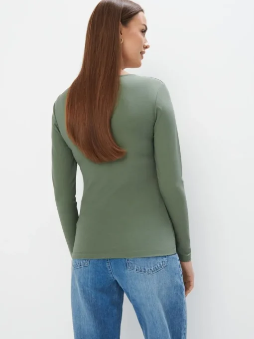 Blusen, Hemden>MOHITO Figurbetonte Bluse Grün