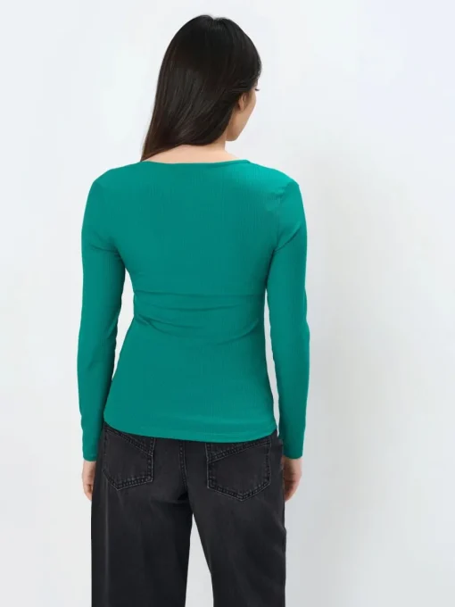Blusen, Hemden>MOHITO Figurbetonte Bluse Grün
