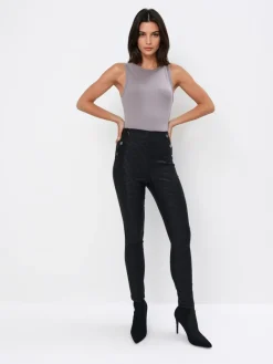 Hosen>MOHITO Figurbetonte Hose Schwarz