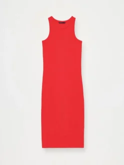 Bestsellers>MOHITO Figurbetontes Midikleid Rot