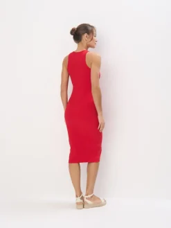 Bestsellers></noscript>MOHITO Figurbetontes Midikleid Rot