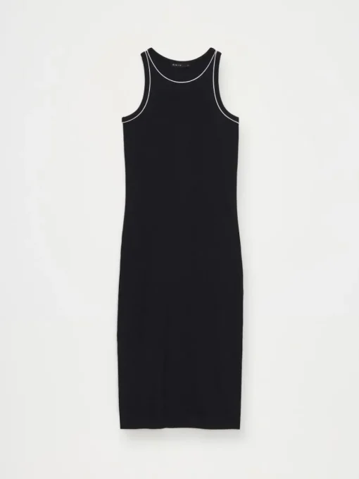 Bestsellers>MOHITO Figurbetontes Midikleid Schwarz