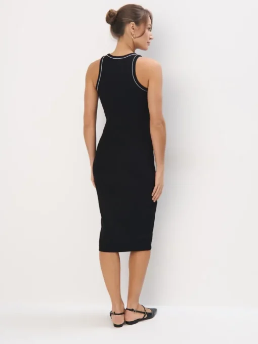 Bestsellers>MOHITO Figurbetontes Midikleid Schwarz