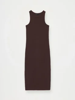 Bestsellers>MOHITO Figurbetontes Midikleid Dunkelbraun