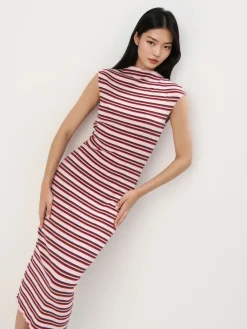 Midi, Maxikleider|Kleider, Overalls></noscript>MOHITO Figurbetontes Midikleid Pink