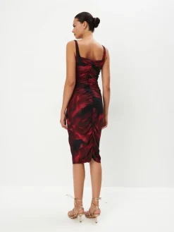 Midi, Maxikleider|Kleider, Overalls></noscript>MOHITO Figurbetontes Midikleid Schwarz
